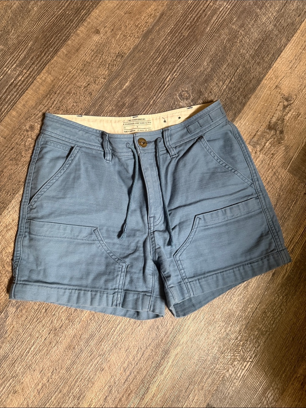 REI Women’s Trailsmith Cargo Drawstring Shorts - Blue